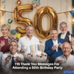 110 Thank You Messages For Attending a 50th Birthday Party