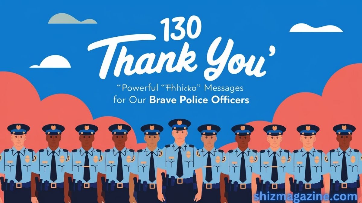 130 Powerful “Thank You” Messages for Our Brave Police Officers