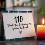 110 Thank You For Saving Me Quotes: From the Heart